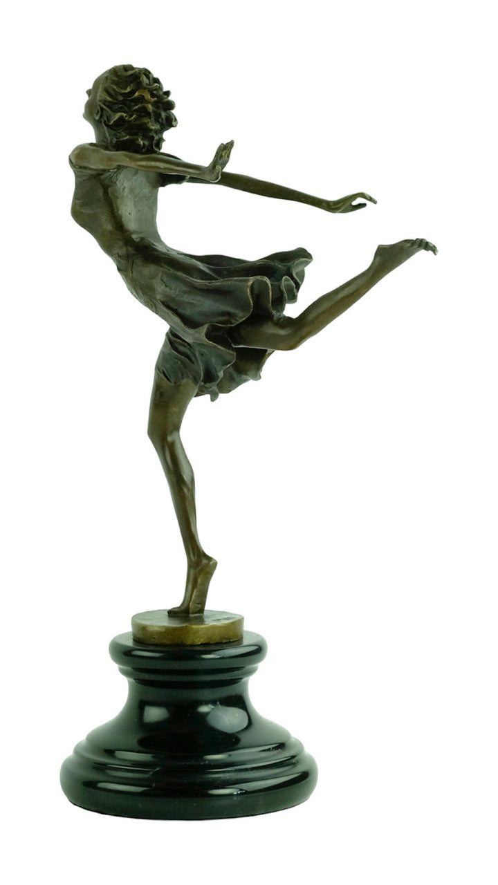 Bronze Dancer Sculpture by Milo Dancing Female Statue Contemporary Art Sculpture Modern Bronze Female Sculpture Dancing Lovers Gift