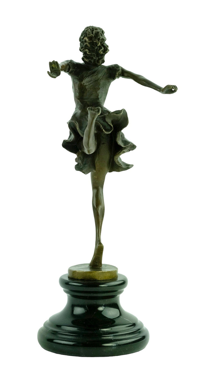 Bronze Dancer Sculpture by Milo Dancing Female Statue Contemporary Art Sculpture Modern Bronze Female Sculpture Dancing Lovers Gift