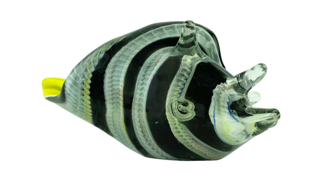 Glass Sea Shell Sculpture in Murano Style Italian Design Statue Glass Conch Shell Nautical Decor Sea Life Figurine Sea Shell Lovers Gift