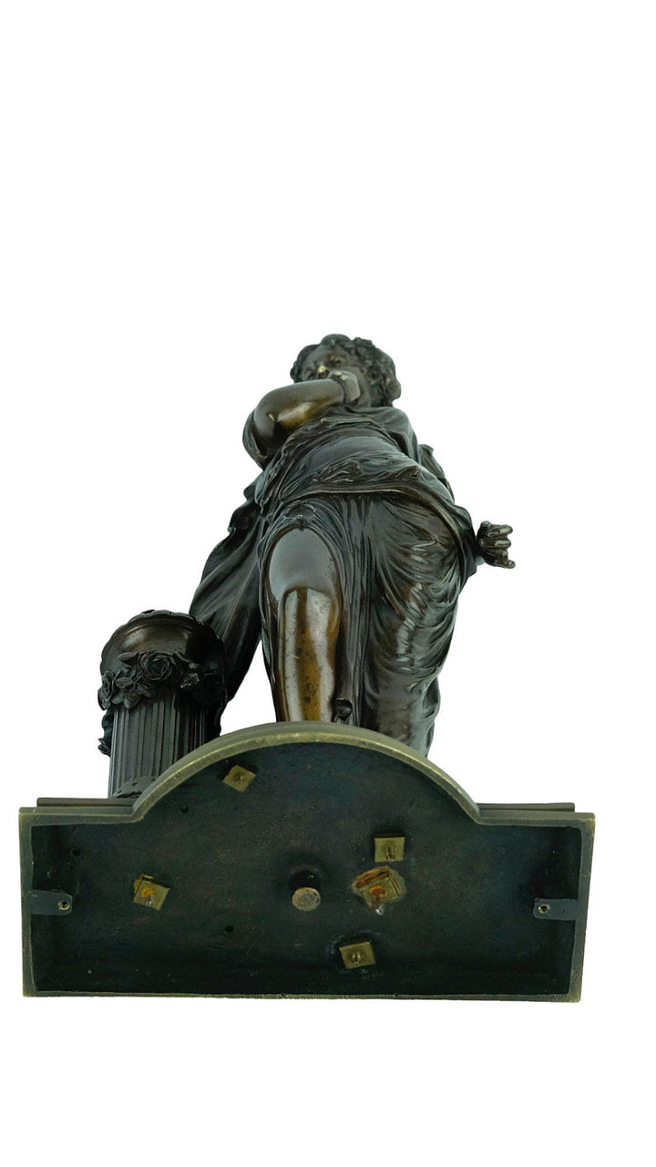Antique Bronze Sculpture Depicting Pandora from the Greek Mythology Bronze Female Sculpture French Antiques Pandora Box Mythology Statue