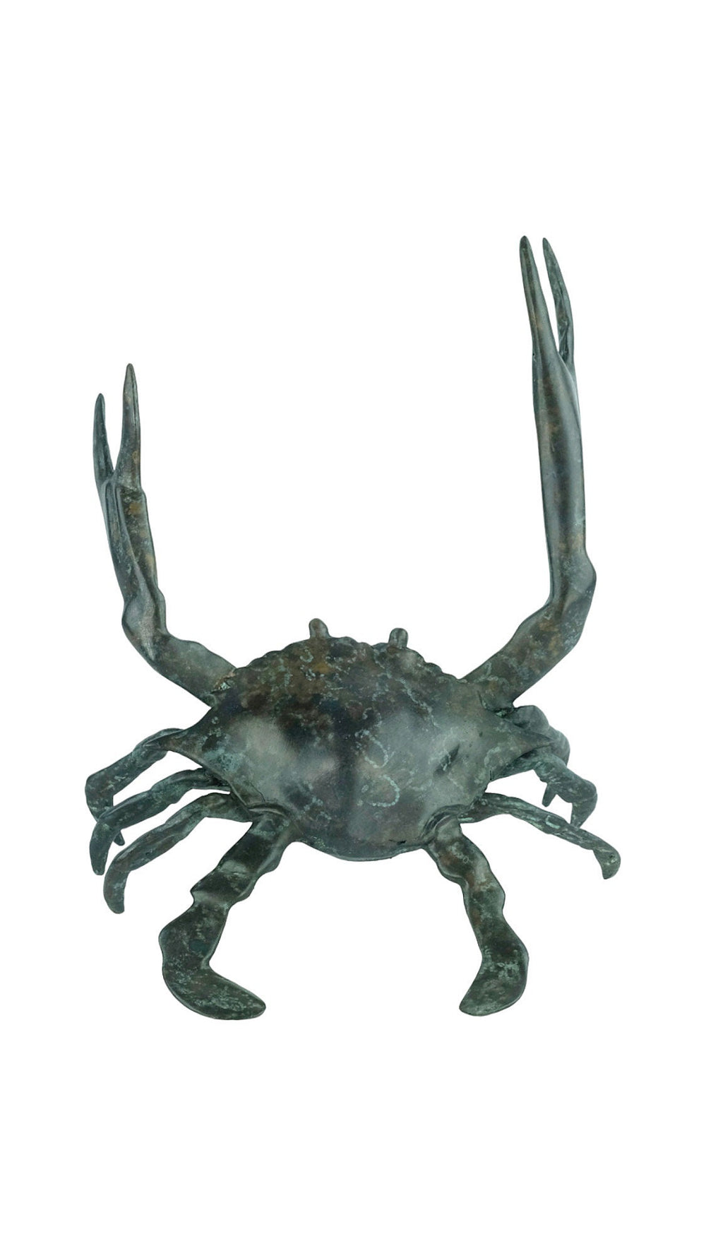 Bronze Crab Sculpture Animal Art Statue Sea Life Sculpture Contemporary Art Sculpture Crab Lovers Gift Crab Decoration Nautical Decor