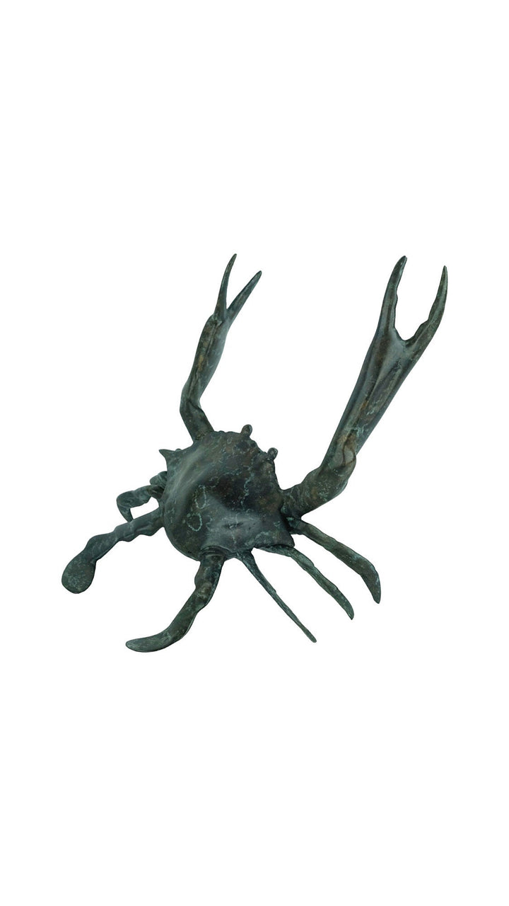 Bronze Crab Sculpture Animal Art Statue Sea Life Sculpture Contemporary Art Sculpture Crab Lovers Gift Crab Decoration Nautical Decor