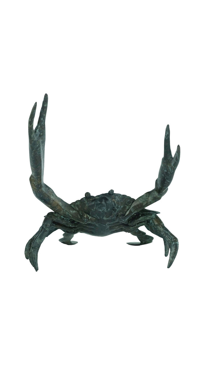 Bronze Crab Sculpture Animal Art Statue Sea Life Sculpture Contemporary Art Sculpture Crab Lovers Gift Crab Decoration Nautical Decor
