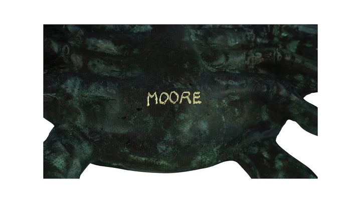 Bronze Crab Sculpture Animal Art Statue Sea Life Sculpture Contemporary Art Sculpture Crab Lovers Gift Crab Decoration Nautical Decor