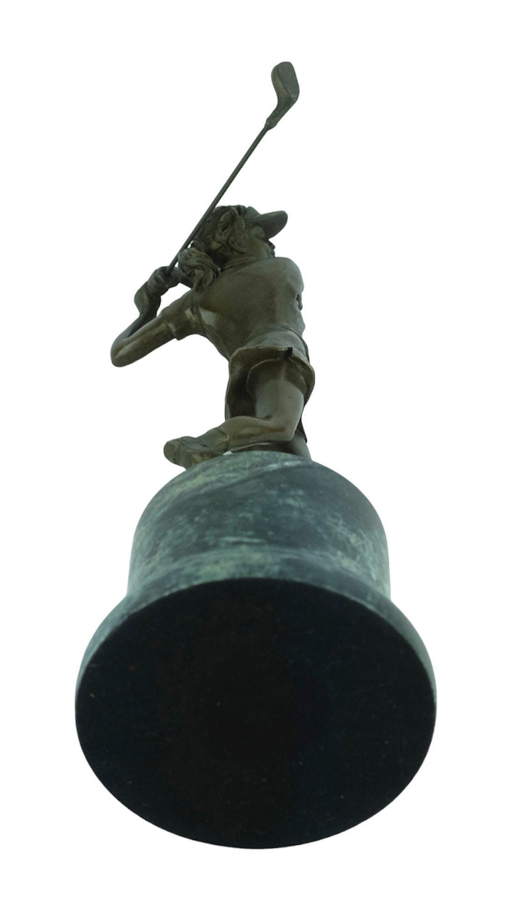Bronze Golfer Statue Female Golfer Bronze Sculpture Golfing Figurine Lady Golfer in Swing Golfing Gift Bronze Figurine Golf Art Statue Sport