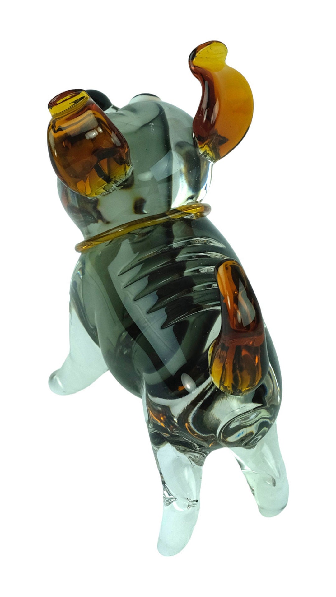 Glass Dog Sculpture in Murano Style Italian Design Statue Dog Lovers Gift Animal Art Figurine Glass Dog Figurine Dog Decoration Animal Art