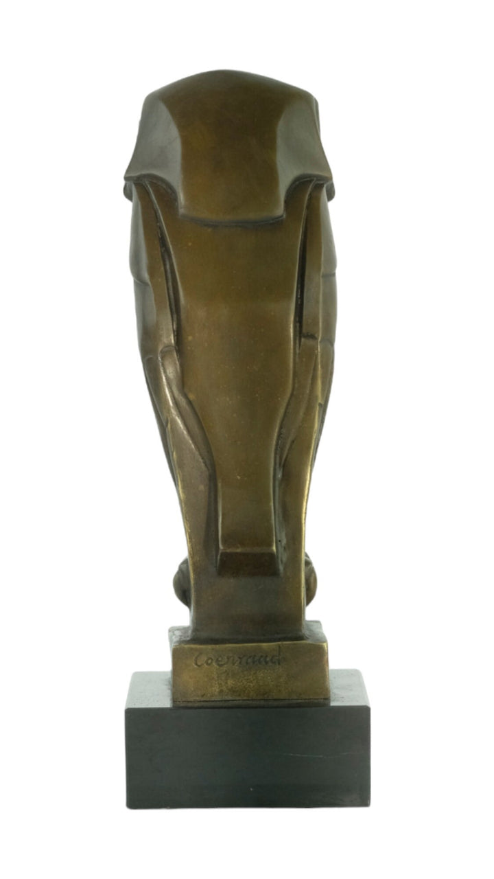 Bronze Owl Sculpture in Art Deco Style Inspired by Johan Coenraad Altorf Bronze Art Statue Animal Sculpture Owl Lovers Gift Owl Decoration