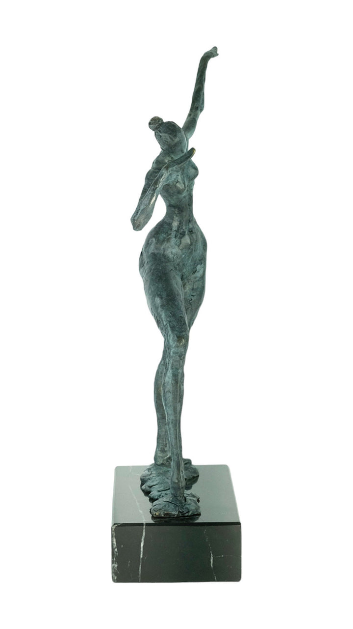 Modern Bronze Sculpture of a Female Striking a Pose Contemporary Art Statue Bronze Female Statue Modern Female Sculpture Large Art Statue