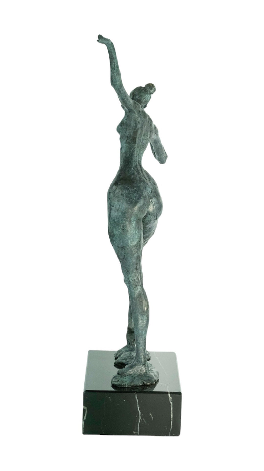 Modern Bronze Sculpture of a Female Striking a Pose Contemporary Art Statue Bronze Female Statue Modern Female Sculpture Large Art Statue