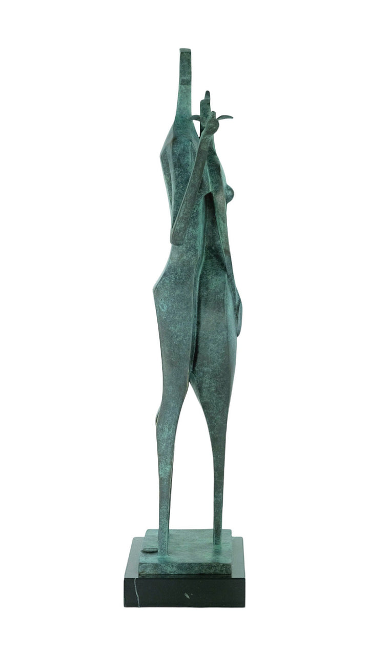 Modern Bronze Couple Sculpture Contemporary Art Statue Abstract Couple Statue Wedding Gift Male and Female Sculpture Cubist Sculpture Love