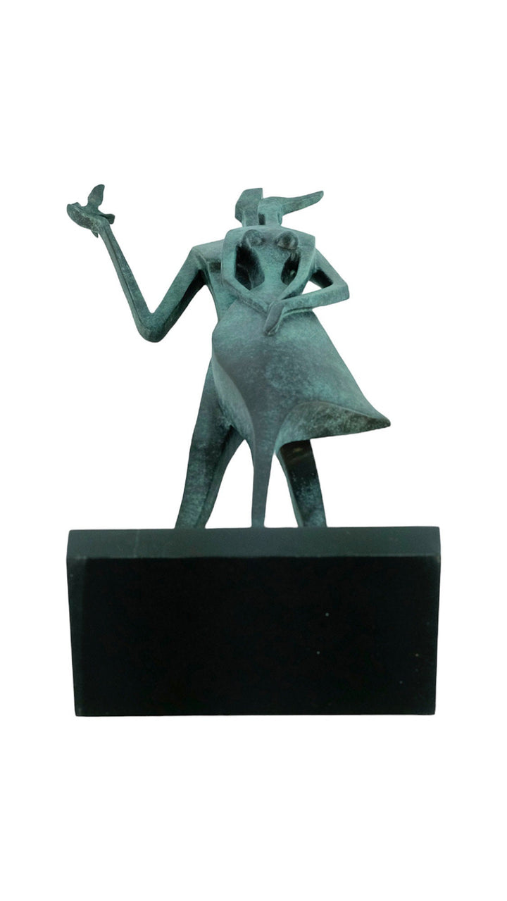 Modern Bronze Couple Sculpture Contemporary Art Statue Abstract Couple Statue Wedding Gift Male and Female Sculpture Cubist Sculpture Love