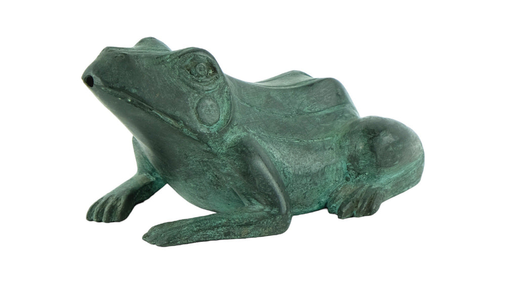 Bronze Frog Fountain Outdoor Frog Statue Animal Art Figurine Garden Sculpture Frog Lovers Gift Garden Decoration Frog Art Decoration