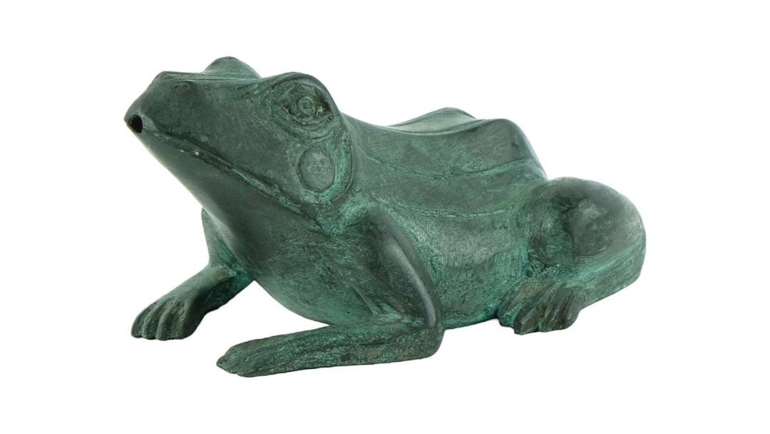 Bronze Frog Fountain Outdoor Frog Statue Animal Art Figurine Garden Sculpture Frog Lovers Gift Garden Decoration Frog Art Decoration