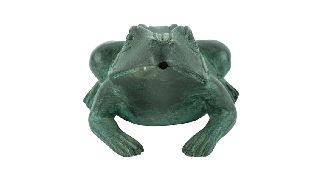 Bronze Frog Fountain Outdoor Frog Statue Animal Art Figurine Garden Sculpture Frog Lovers Gift Garden Decoration Frog Art Decoration