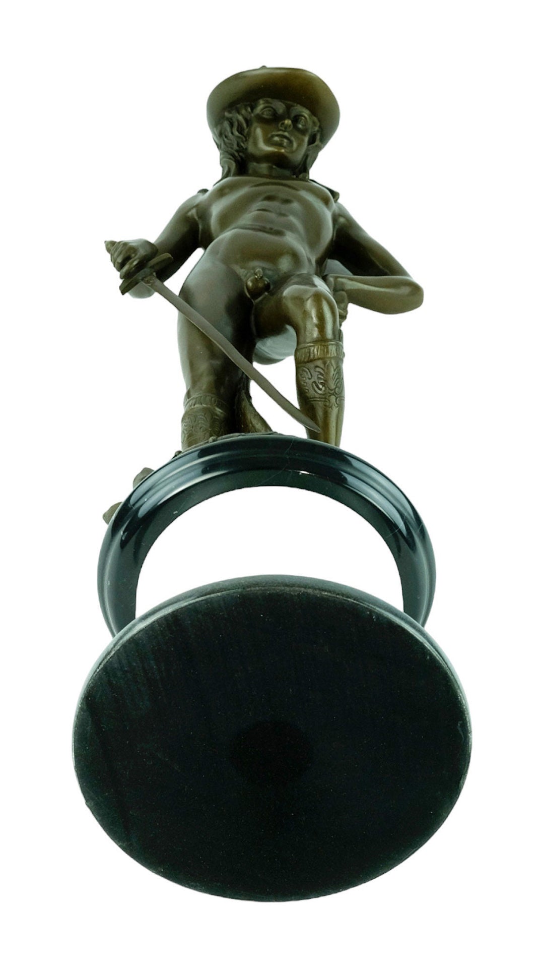Large Bronze Sculpture of Davids' Victory over Goliath Bronze Mythology Statue Donatello David and Goliath Biblical Bronze Sculpture Art
