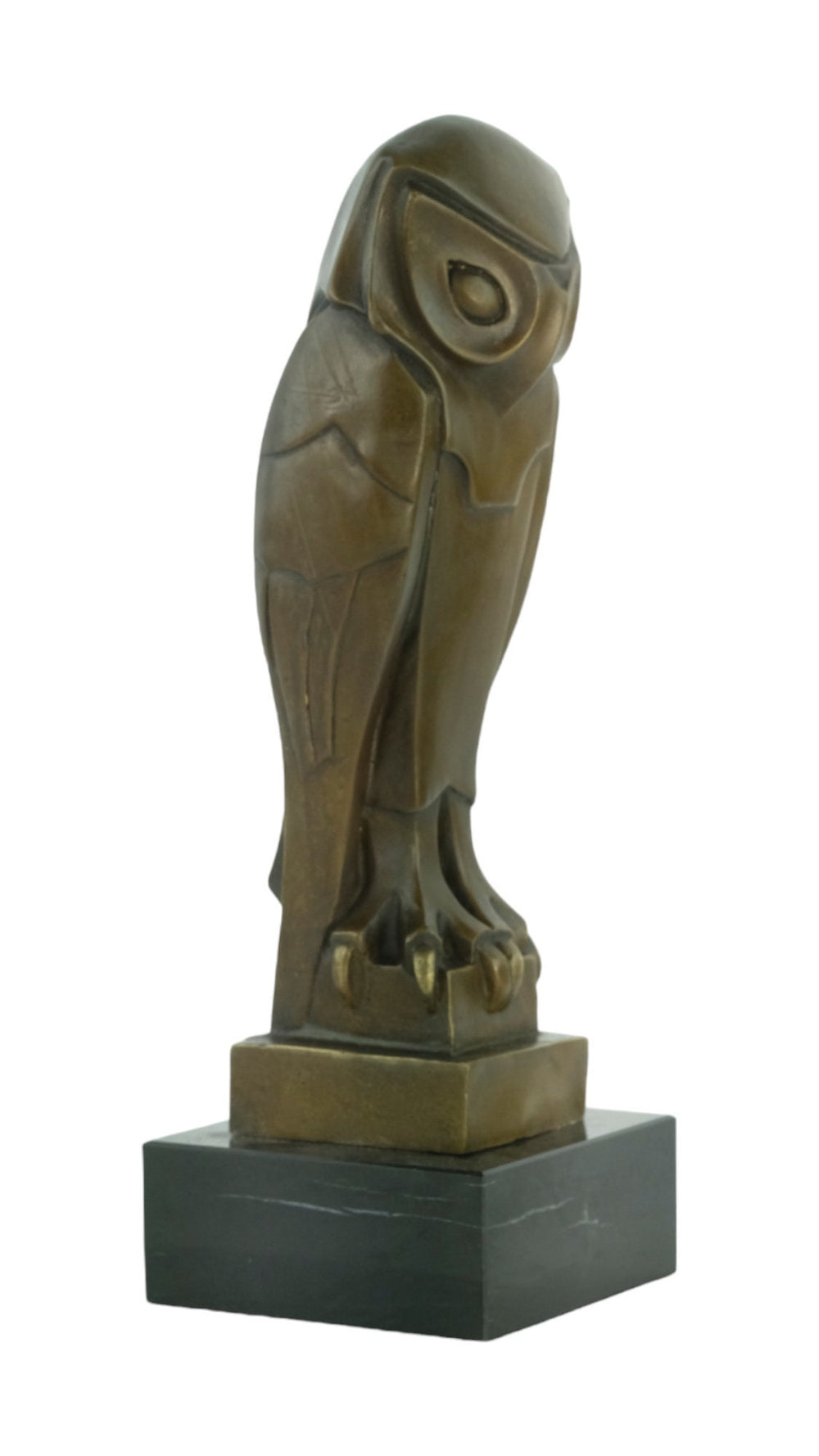 Bronze Owl Sculpture in Art Deco Style Inspired by Johan Coenraad Altorf Bronze Art Statue Animal Sculpture Owl Lovers Gift Owl Decoration