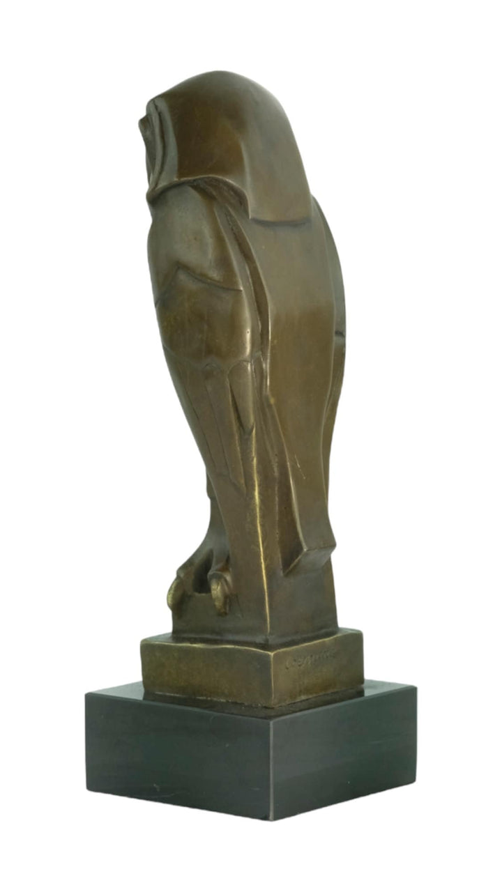 Bronze Owl Sculpture in Art Deco Style Inspired by Johan Coenraad Altorf Bronze Art Statue Animal Sculpture Owl Lovers Gift Owl Decoration