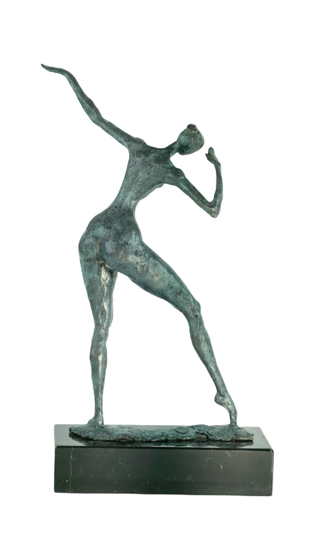 Modern Bronze Sculpture of a Female Striking a Pose Contemporary Art Statue Bronze Female Statue Modern Female Sculpture Large Art Statue