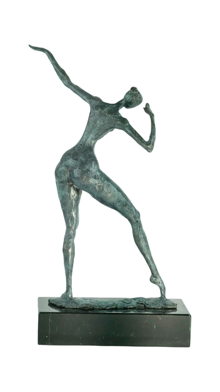 Modern Bronze Sculpture of a Female Striking a Pose Contemporary Art Statue Bronze Female Statue Modern Female Sculpture Large Art Statue