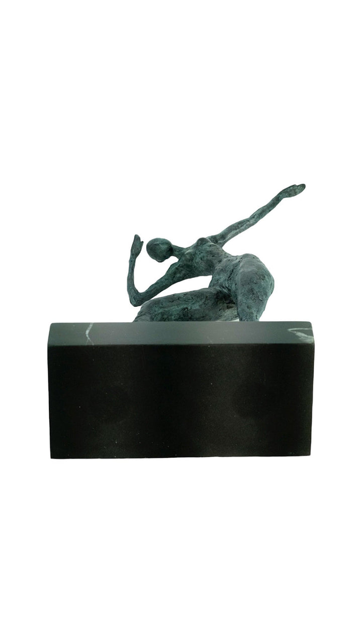 Modern Bronze Sculpture of a Female Striking a Pose Contemporary Art Statue Bronze Female Statue Modern Female Sculpture Large Art Statue