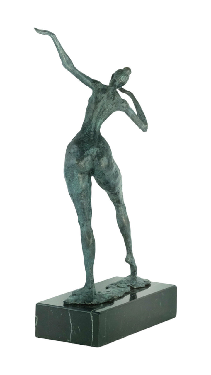 Modern Bronze Sculpture of a Female Striking a Pose Contemporary Art Statue Bronze Female Statue Modern Female Sculpture Large Art Statue