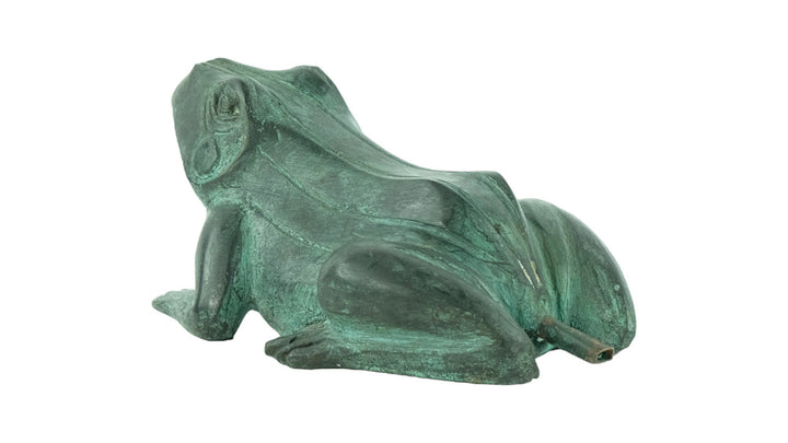 Bronze Frog Fountain Outdoor Frog Statue Animal Art Figurine Garden Sculpture Frog Lovers Gift Garden Decoration Frog Art Decoration