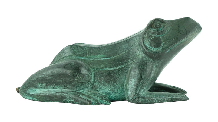 Bronze Frog Fountain Outdoor Frog Statue Animal Art Figurine Garden Sculpture Frog Lovers Gift Garden Decoration Frog Art Decoration