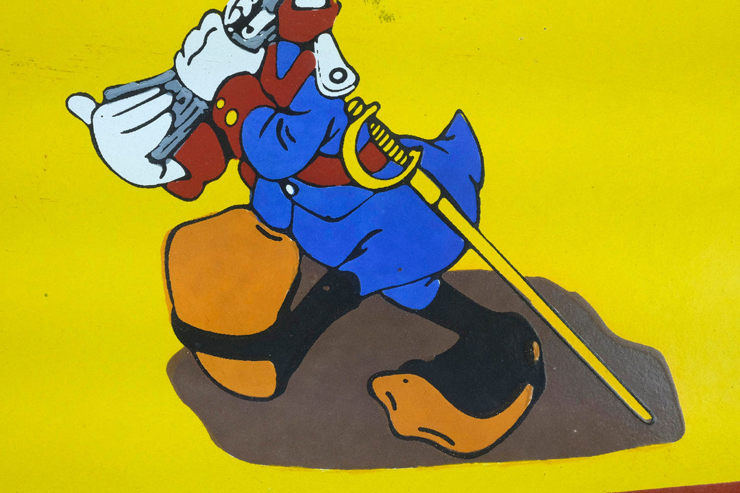 Metal with Enamel Sign of Winchester Shotgun Shells Hunting Decoration Enamel Sign Donald Duck Collectable Hunting Lovers Gift Mancave Deco