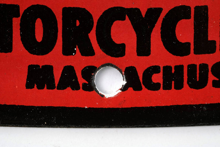 Metal with Enamel Advertising Sign of Indian Motorcycle Oil Garage Decoration Enamel Garage Sign Mancave Decoration Motorcycle Lovers Gift
