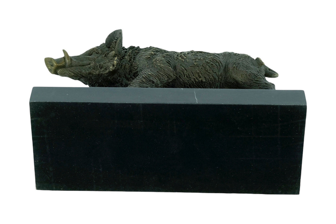 Bronze Sculpture of a Wild Boar Animal Art Statue Bronze Hunting Sculpture Barye Statue Hunting Decoration Wild Boar Lovers Gift Hunter Gift