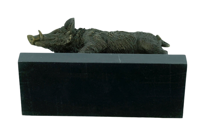 Bronze Sculpture of a Wild Boar Animal Art Statue Bronze Hunting Sculpture Barye Statue Hunting Decoration Wild Boar Lovers Gift Hunter Gift