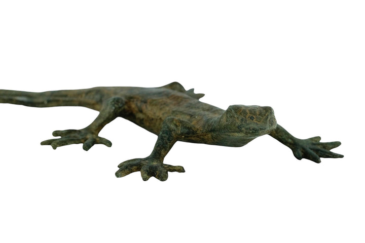 Bronze Lizard Sculpture by the Pierre Chenet Foundry Bronze Lizard Statue Animal Art Figurine Vintage Sculpture Reptile Sculpture Lizard Art