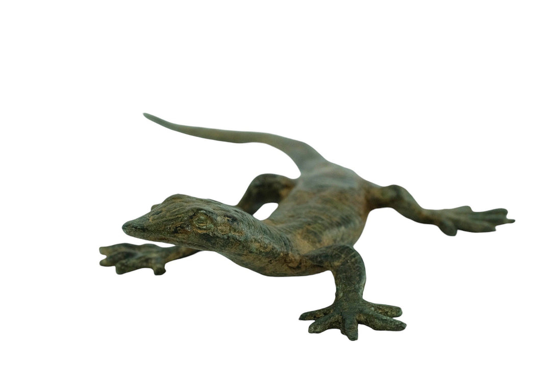 Bronze Lizard Sculpture by the Pierre Chenet Foundry Bronze Lizard Statue Animal Art Figurine Vintage Sculpture Reptile Sculpture Lizard Art