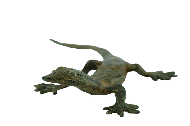 Bronze Lizard Sculpture by the Pierre Chenet Foundry Bronze Lizard Statue Animal Art Figurine Vintage Sculpture Reptile Sculpture Lizard Art