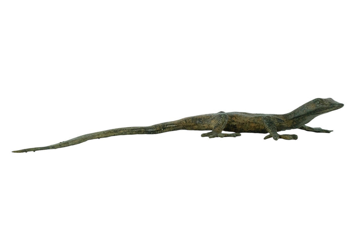 Bronze Lizard Sculpture by the Pierre Chenet Foundry Bronze Lizard Statue Animal Art Figurine Vintage Sculpture Reptile Sculpture Lizard Art