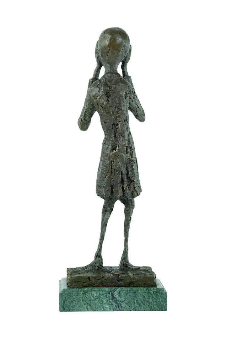 Bronze Sculpture of The Scream Inspired by Edvard Munch Contemporary Art Statue Bronze Edvard Munch Sculpture Modern Art Sculpture Home Deco