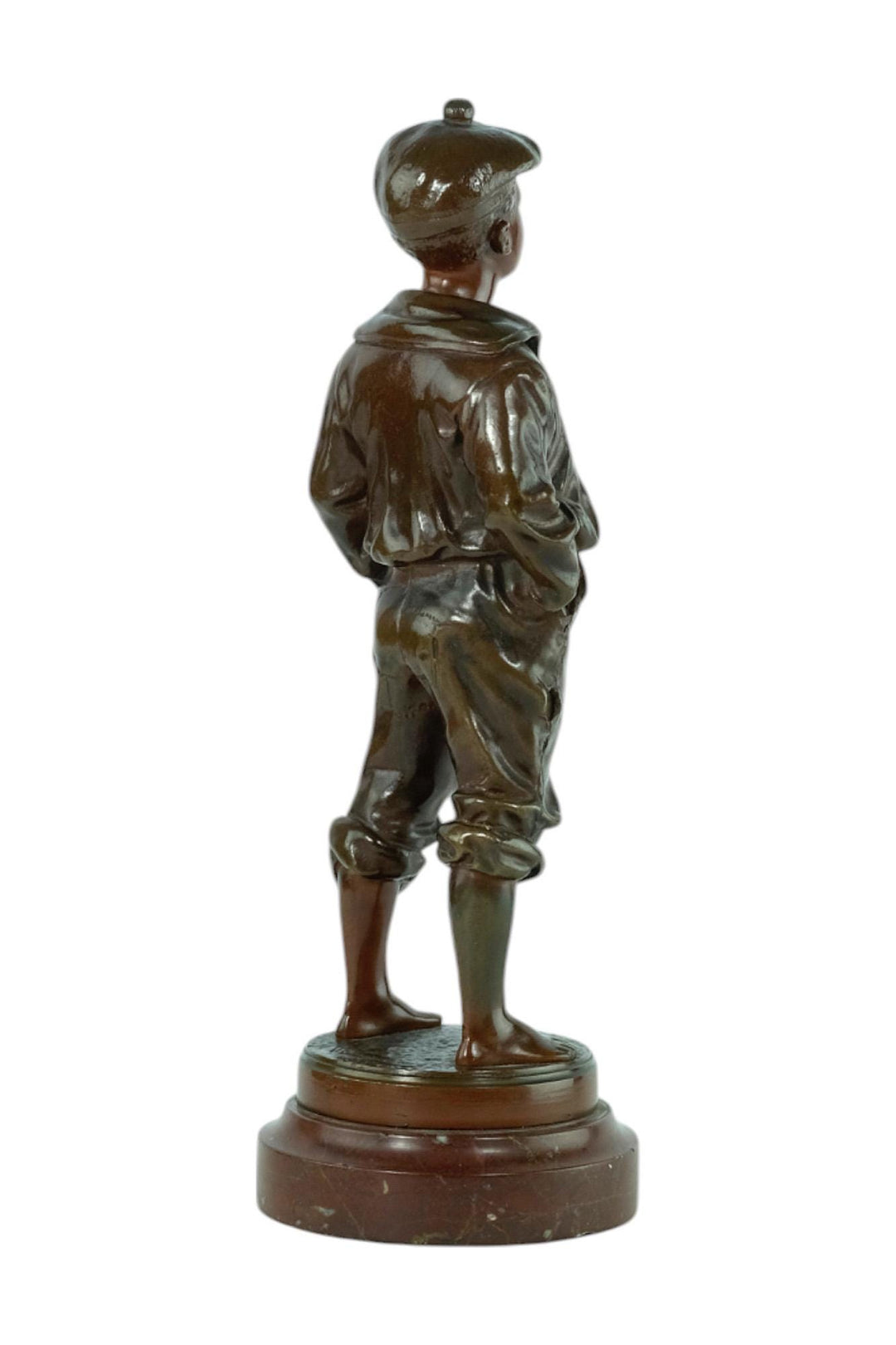 Antique Bronze Sculpture of a Whistling Boy known as 'Mousse Siffleur' by Vlaclav Szczeblewski Bronze Boy Statue Antique Decoration Siffleur