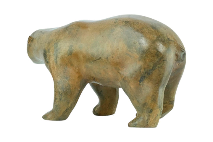 Bronze Polar Bear Sculpture by the Pierre Chenet Foundry Bronze Polar Bear Statue Francois Pompon Style French Animal Art Figurine Art Deco