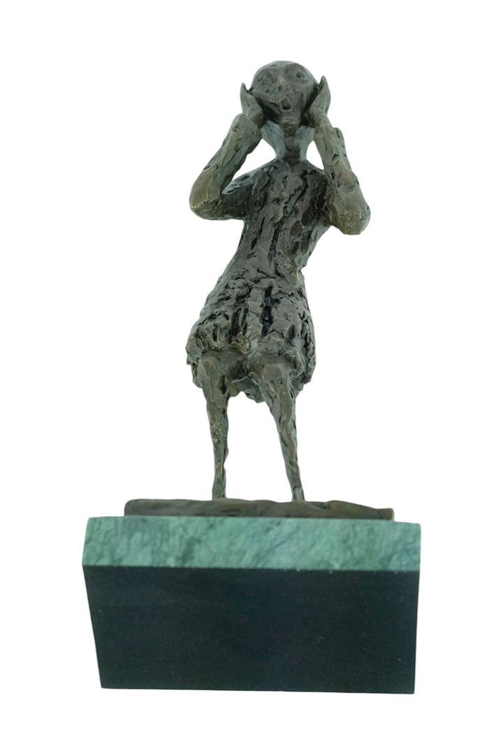 Bronze Sculpture of The Scream Inspired by Edvard Munch Contemporary Art Statue Bronze Edvard Munch Sculpture Modern Art Sculpture Home Deco
