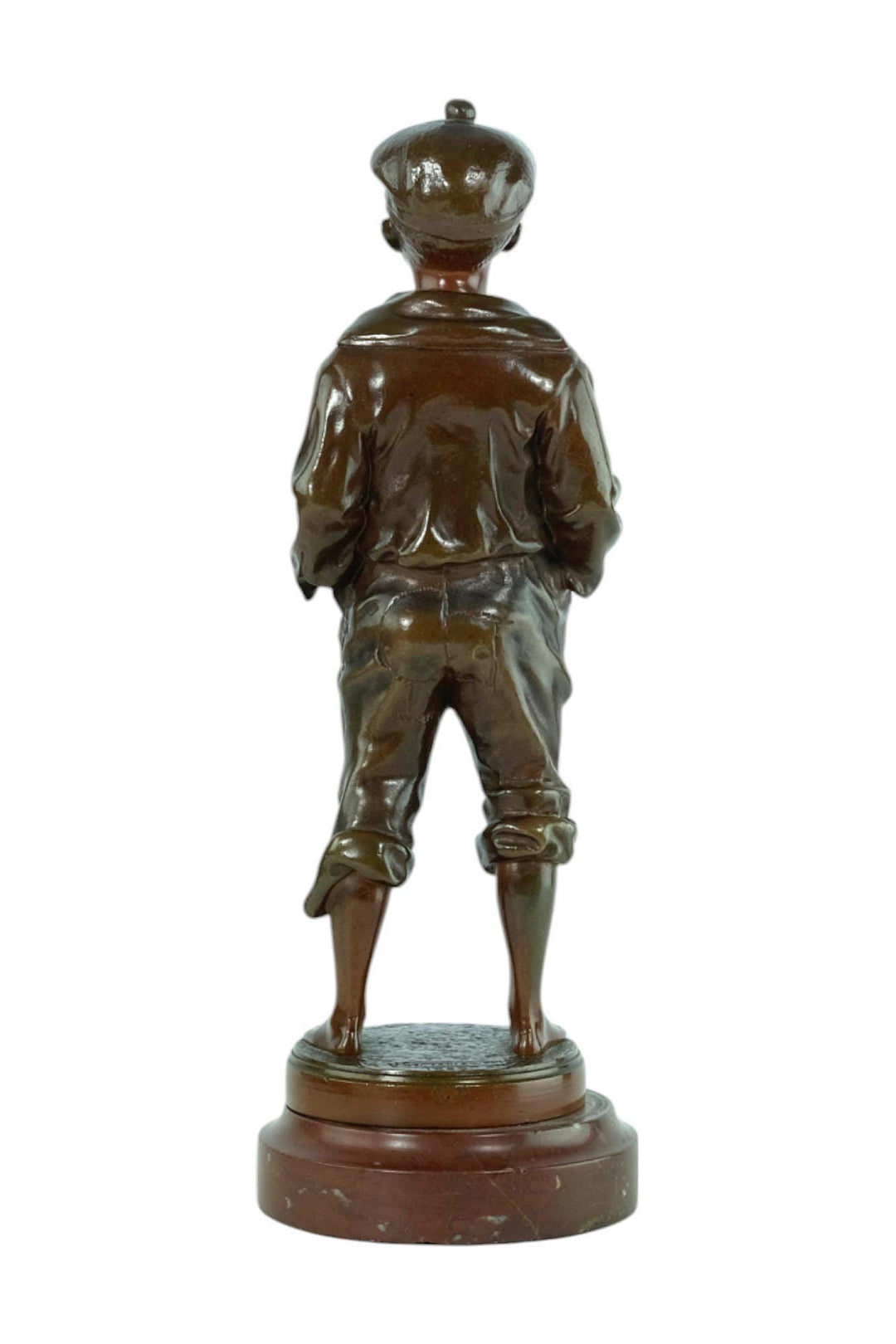 Antique Bronze Sculpture of a Whistling Boy known as 'Mousse Siffleur' by Vlaclav Szczeblewski Bronze Boy Statue Antique Decoration Siffleur