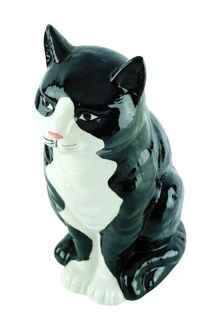 Porcelain Sculpture of a Sitting Cat Animal Art Statue Cat Lovers Gift Porcelain Cat Sculpture Cat Decoration Royal Porcelain Sculpture