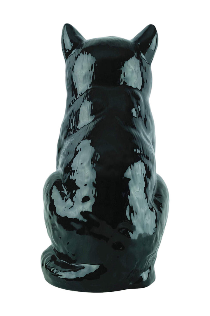 Porcelain Sculpture of a Sitting Cat Animal Art Statue Cat Lovers Gift Porcelain Cat Sculpture Cat Decoration Royal Porcelain Sculpture