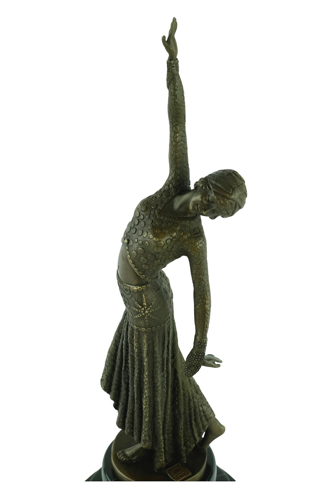 Bronze Art Deco Syle Dancer Sculpture Bronze Chiparus Statue Bronze Art Figurine Bronze Dancer Sculpture Dancer Decoration Dance Lovers Gift
