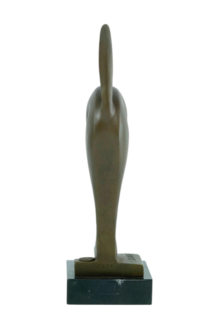 Bronze Sculpture of a Cat in Art Deco Style Inspired by Chris van der Hoef Animal Art Statue Cat Lovers Gift Cat Decoration Art Deco Cat Art