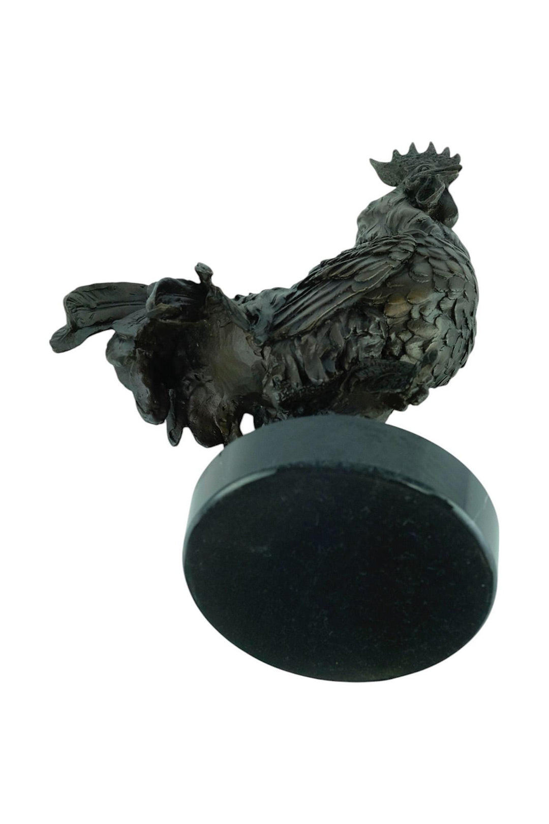 Bronze Sculpture of a Rooster Animal Art Statue Rooster Decoration Animal Sculpture Farm Animal Decoration Hunting Sculpture Animal Art