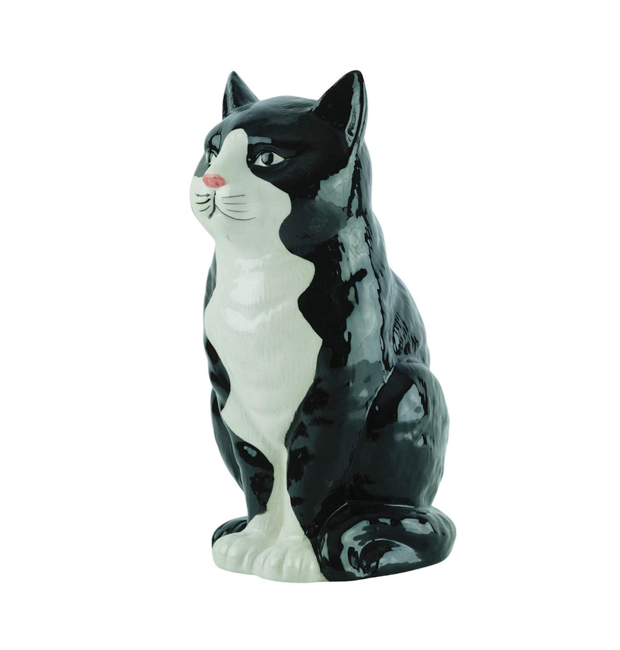 Porcelain Sculpture of a Sitting Cat Animal Art Statue Cat Lovers Gift Porcelain Cat Sculpture Cat Decoration Royal Porcelain Sculpture