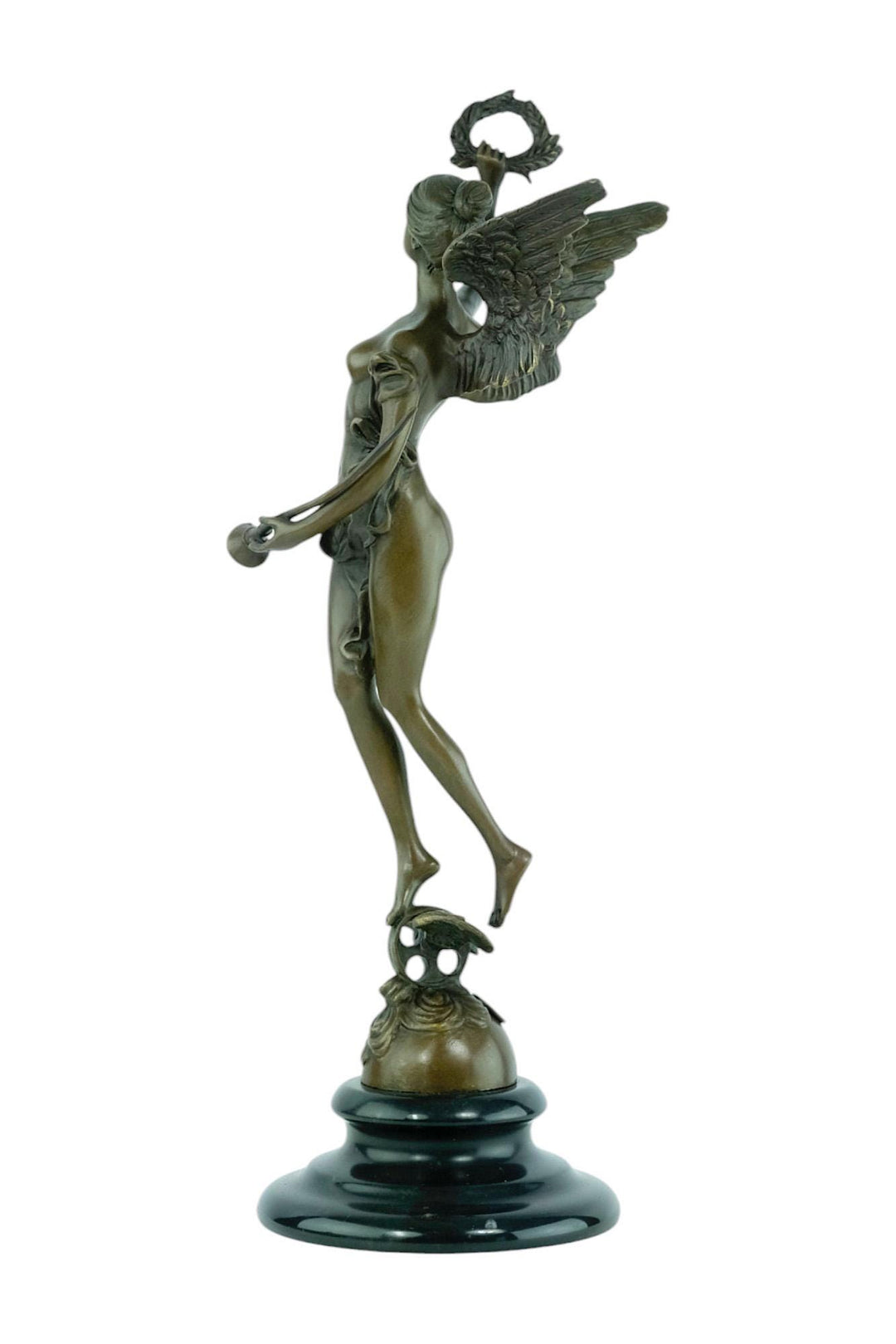 Bronze Sculpture of the Winged Victory Mythology Art Statue Bronze Victory Statue Winged Female Statue Art Sculpture Victory of Samothrace