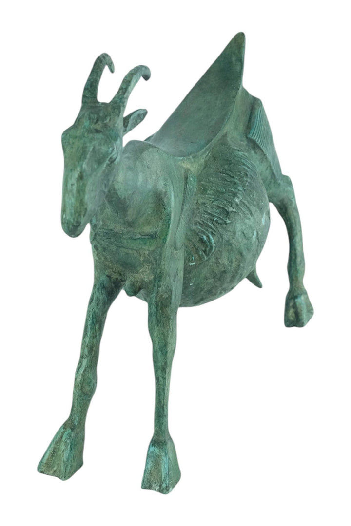 Bronze Sculpture of a Goat Inspired by Picasso Animal Art Statue Picasso Lovers Gift Contemporary Art Sculpture Pablo Picasso Goat La Chevre