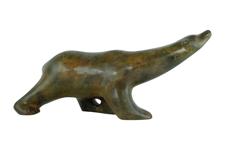 Bronze Polar Bear Sculpture by the Pierre Chenet Foundry Animal Art Statue Bronze Polar Bear Statue French Sculpture Francois Pompon Art