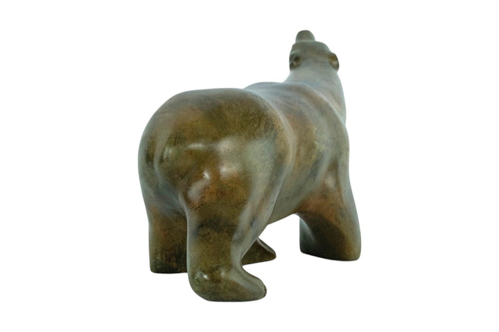 Bronze Polar Bear Sculpture by the Pierre Chenet Foundry Animal Art Statue Bronze Polar Bear Statue French Sculpture Francois Pompon Art